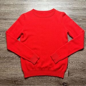 100% Cashmere sweater. Red XS